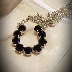 Swarovski Crystal Horseshoe Necklace